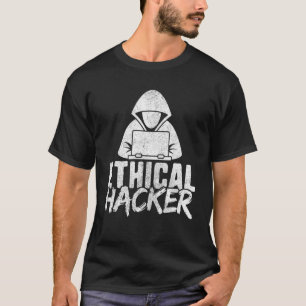Camiseta Segurança Cibernética Para Homens Hat Ético De Gee