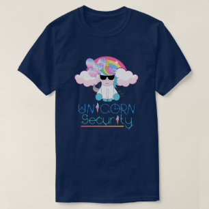 Camiseta Segurança Custa do Rainbow Baby Unicorn