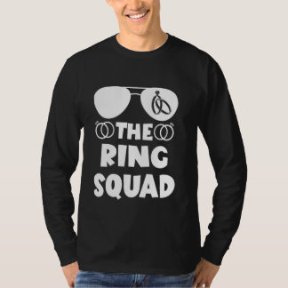 Camiseta Segurança da Festa de casamento de vidro solar do