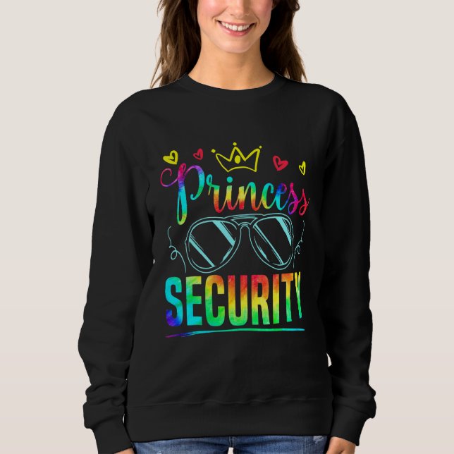 Camiseta Segurança da Princesa Proteção da Princesa Pai Cal (Frente)