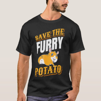 Camiseta Segurança Da Roupa De Batata De Furto Para Um Suín