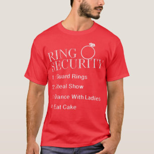 Camiseta Segurança de Anel de Casamento