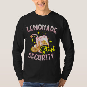 Camiseta Segurança de barraca de limonada para uma limonada