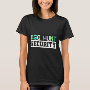 Camiseta Segurança de caça de ovos - Pai de festas de ovos