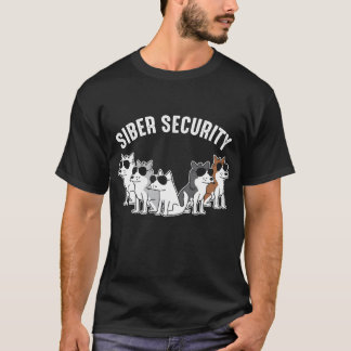 Camiseta Segurança de Siber do rouco Siberian do cão