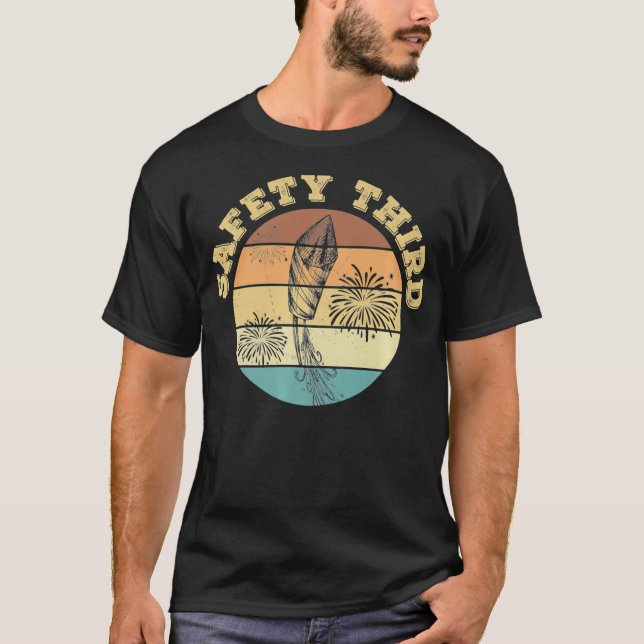 Camiseta Segurança de Terceiros Fireworks Certified Pyrotec (Frente)