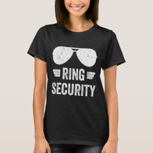 Camiseta Segurança do Anel Engraçado para Meninos e Homens 
