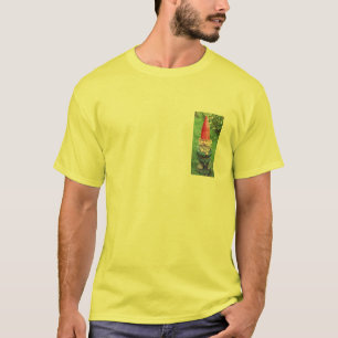Camiseta segurança do gnomo do gramado