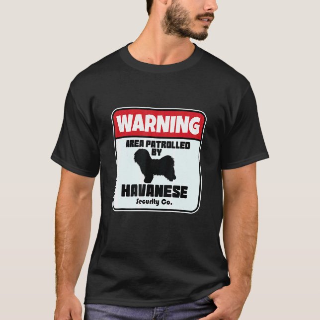 Camiseta Segurança do Havanês, Dono de Cachorros do Havanês (Frente)