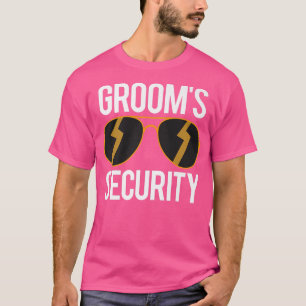 Camiseta Segurança do noivo presentes engraçados do noivo p