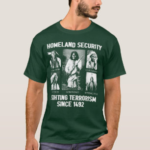 Camiseta Segurança Interna Combatendo o Terrorismo Desde 14