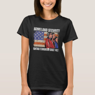 Camiseta Segurança Interna Lutando Contra o Terrorismo Desd