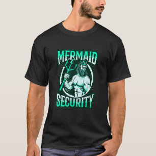 Camiseta Segurança Merdaddy Sereio Sereia Pai Peixe