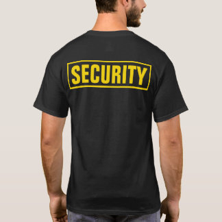 Camiseta Segurança personalizada personalizada