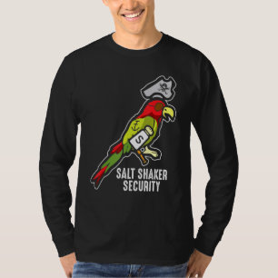 Camiseta Segurança Saleiro Cabeça de Pirata Papagaio Concer