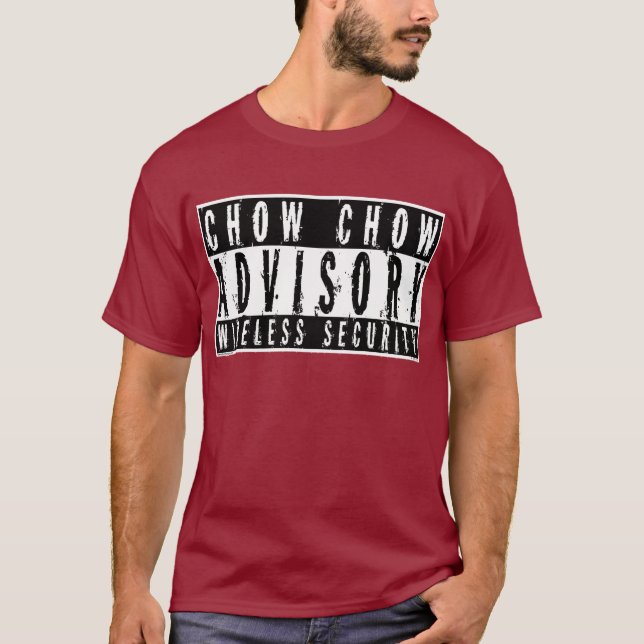 Camiseta Segurança sem fio consultiva da comida de comida (Frente)