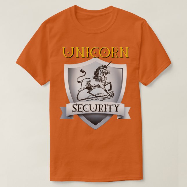 Camiseta Segurança Unicorn (Frente do Design)