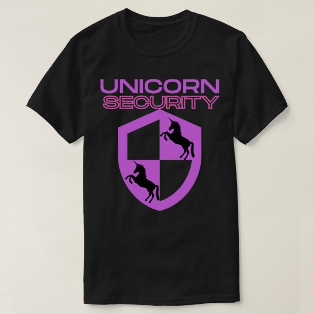 Camiseta Segurança Unicorn1 (Frente do Design)