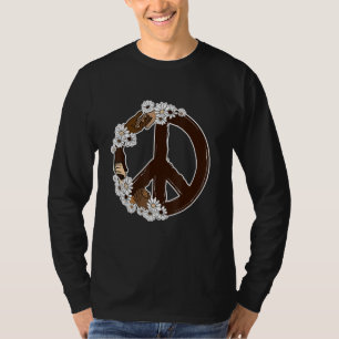 Camiseta Segurando a mão a paz a história negra africana mê