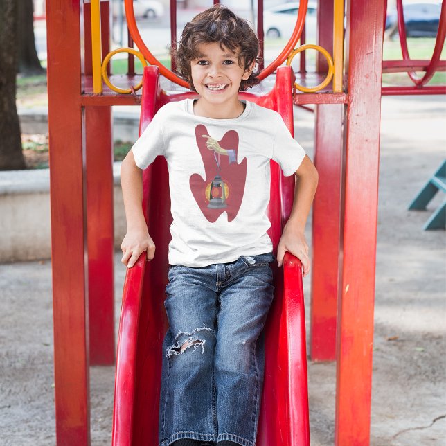 Camiseta Segurando Uma Lanterna (Criador carregado)