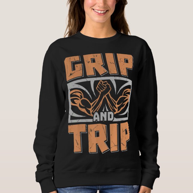 Camiseta Segurar E Trip Arm Luta Ventiladores Luta (Frente)