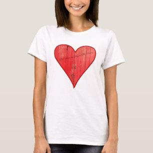 Camiseta Segure a chave do meu coração!