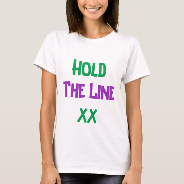 Camiseta Segure A Linha Feminista Tee (Frente)