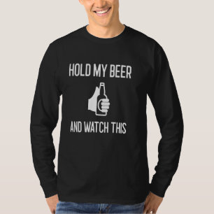 Camiseta Segure A Minha Cerveja E Veja Esta Garrafa Engraça