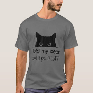 Camiseta Segure A Minha Cerveja Tenho Que Pôr Um Presente D