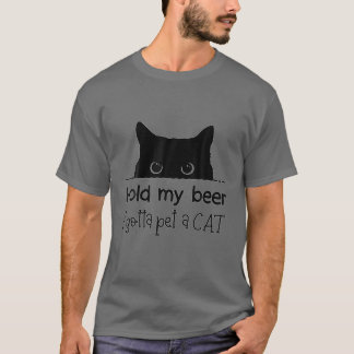 Camiseta Segure A Minha Cerveja Tenho Que Pôr Um Presente D