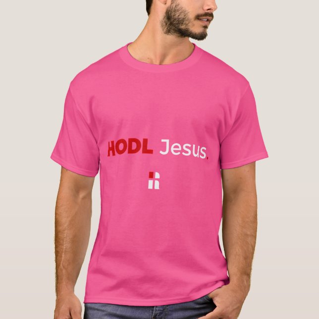 Camiseta Segure Jesus Para A Querida Vida (Frente)