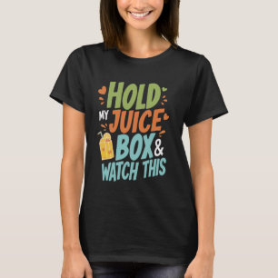Camiseta Segure Minha Caixa De Suco E Veja Isto
