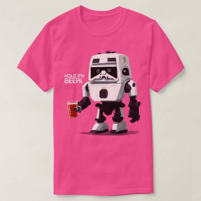 Camiseta Segure minha cerveja (Frente do Design)