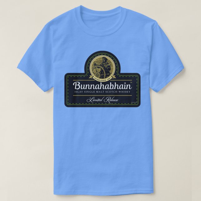 Camiseta Segure O Castelo Com Bunnahabhain (Frente do Design)