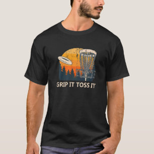 Camiseta Segure-o Lance-o Disc Golf Esportes Golfista Espo