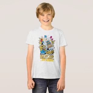 Camiseta Segure o meu bolo enquanto eu for adulto.