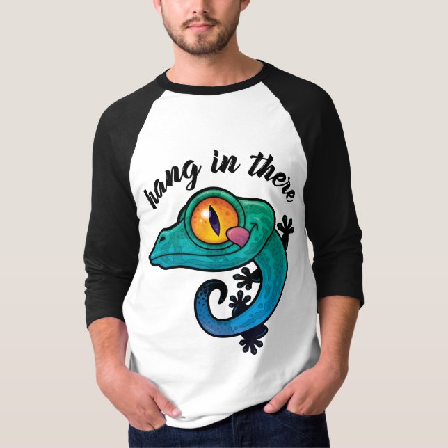 Camiseta Segure-Se Ali Colorida Gecko (Frente)