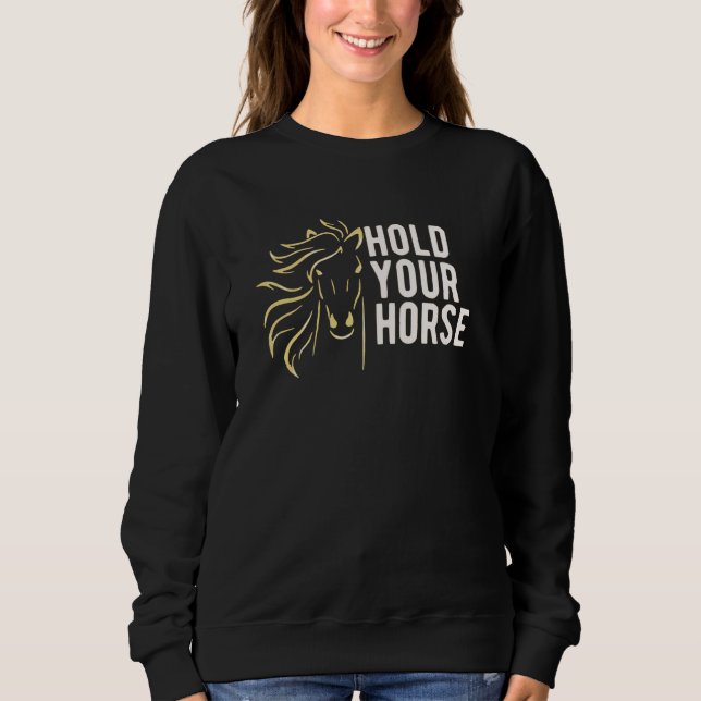 Camiseta Segure seus cavalos (Frente)