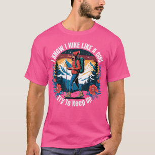 Camiseta Sei Que Caminho Como Uma Garota Tentando Continuar