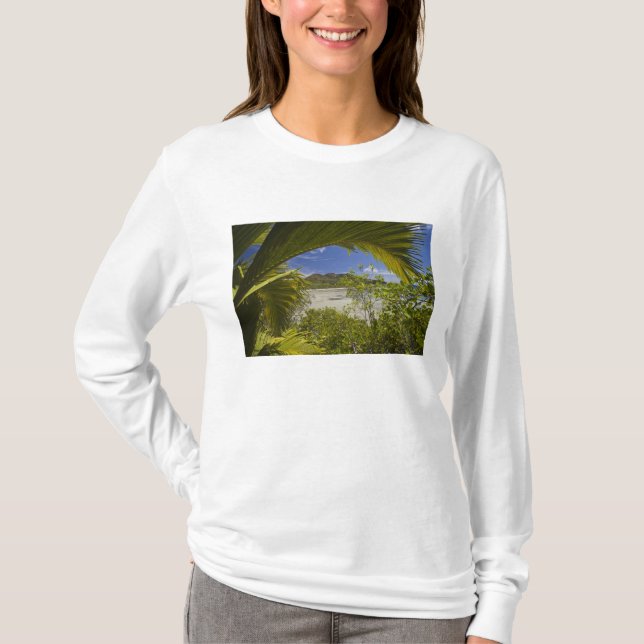 Camiseta Seicheles, Ilha Curieuse, Baía de Laraie (Frente)