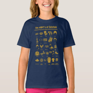 Camiseta Seinfeld A ABC de Seinfeld Infographics