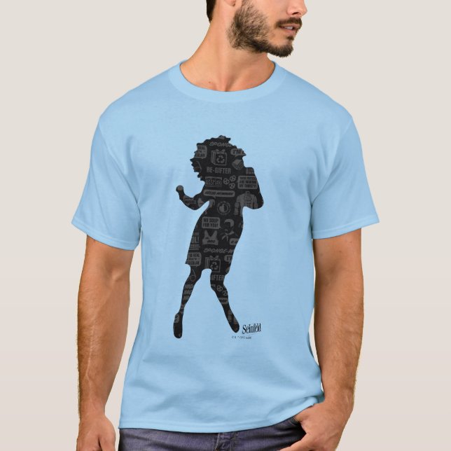 Camiseta Seinfeld | Elaine Dance Silhouette (Frente)