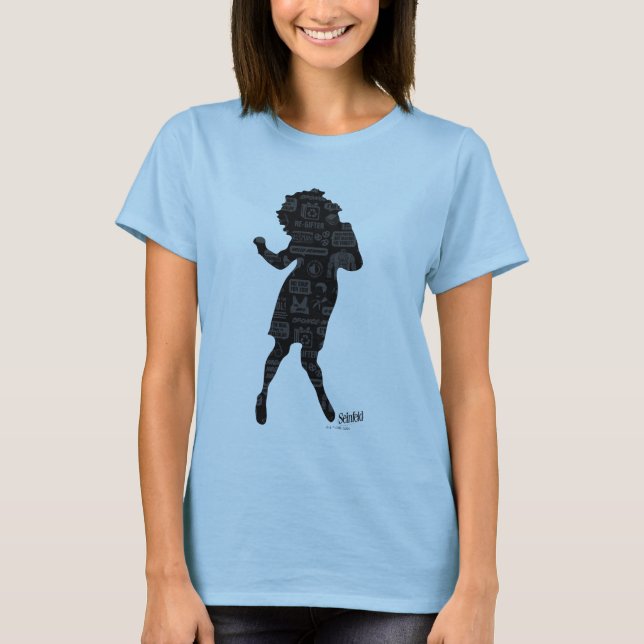 Camiseta Seinfeld | Elaine Dance Silhouette (Frente)