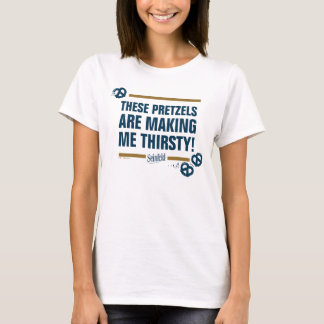 Camiseta Seinfeld | Gráfico de Tipografia "Estes Pretzels"