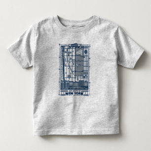 Camiseta Seinfeld   Hot Spots of New York Map