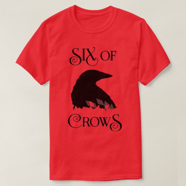 Camiseta Seis de corvos (Frente do Design)