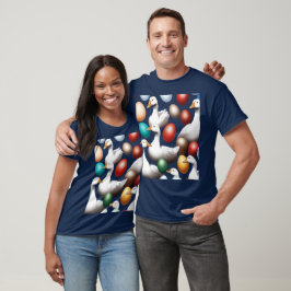 Camiseta Seis Gansos Pondo Recortados