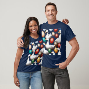 Camiseta Seis Gansos Pondo Recortados