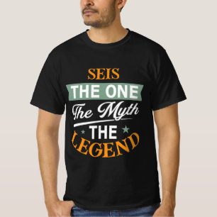 Camiseta Seis O Um O Mito A Lenda