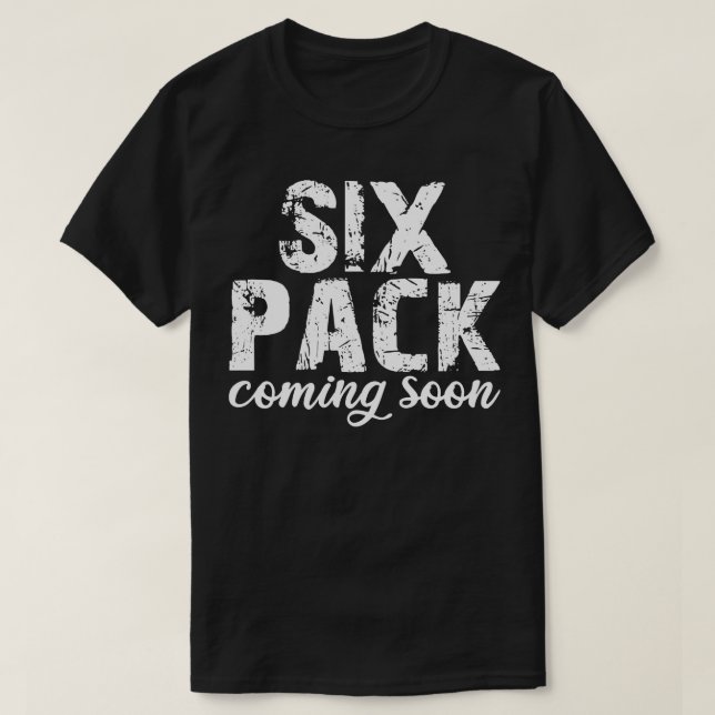 Camiseta seis pacotes em breve (Frente do Design)